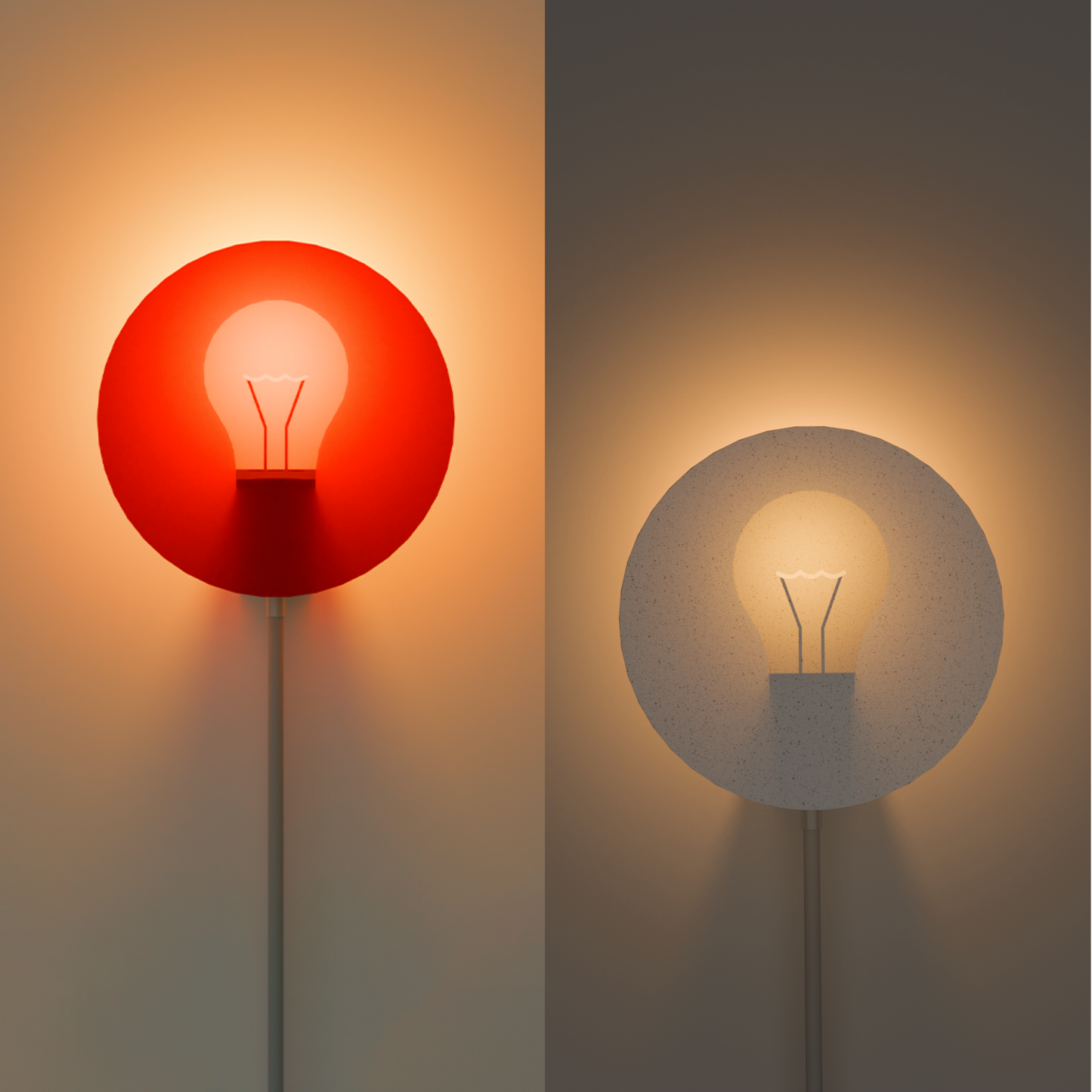 Bundle of 2x Halo wall lamps