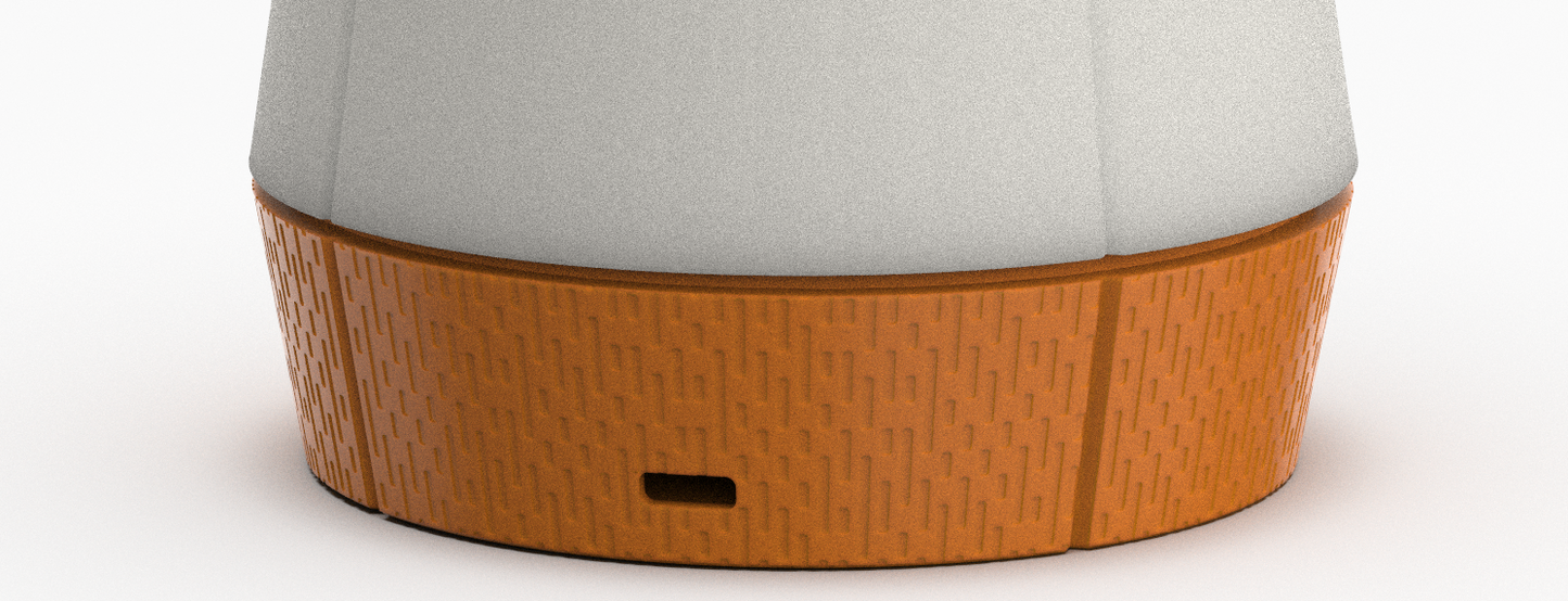 Elegant Venti Smart Lamp featuring a Rain base
