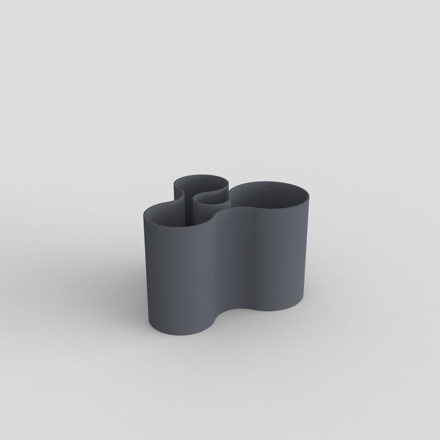 Empty Coral Crest pot pen holder.