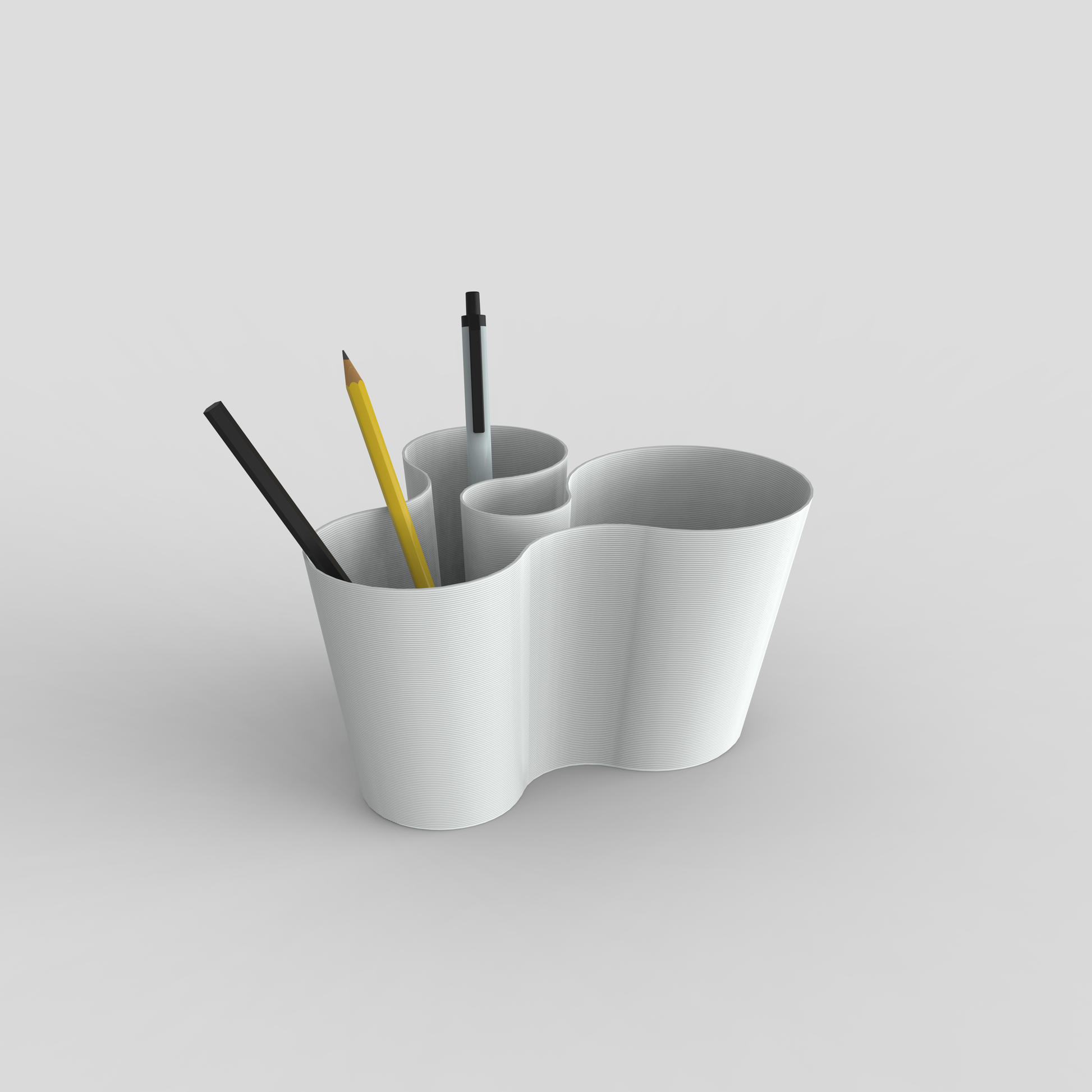 coral crest stand white as a stationary holder