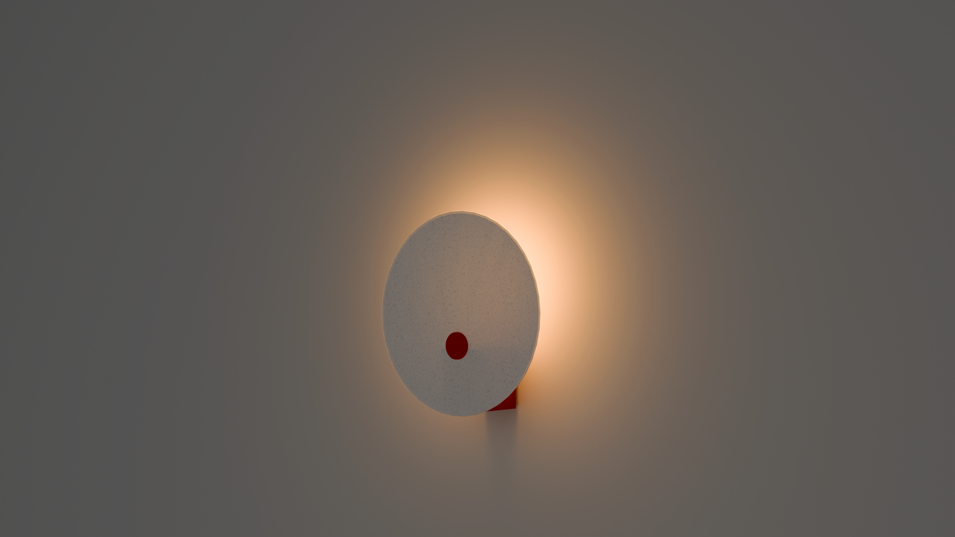 Decorative wall fixture offering customizable ambiance with its adjustable outer layer.