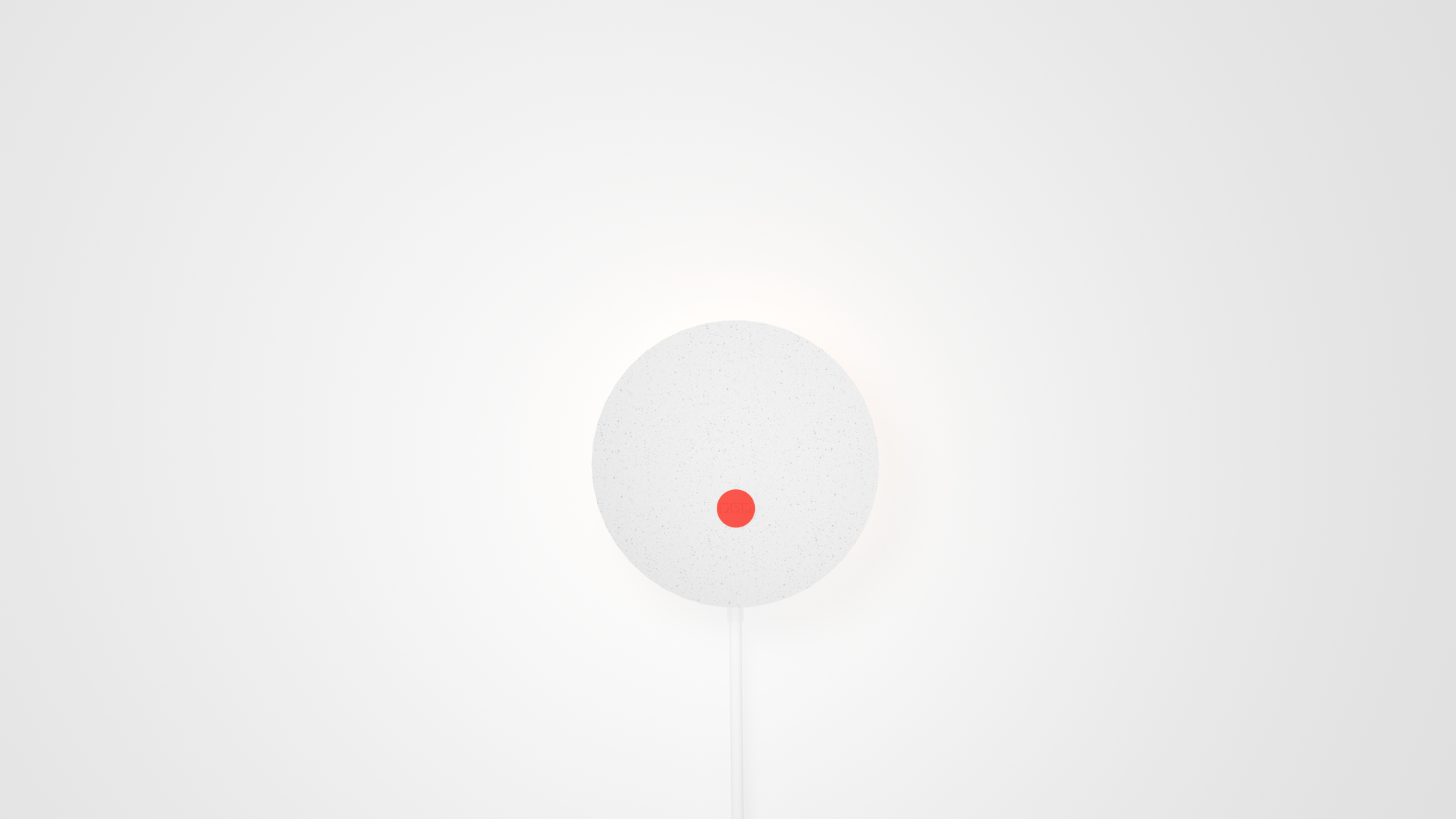 Adjustable wall light with replaceable shade creating a mesmerizing halo effect.