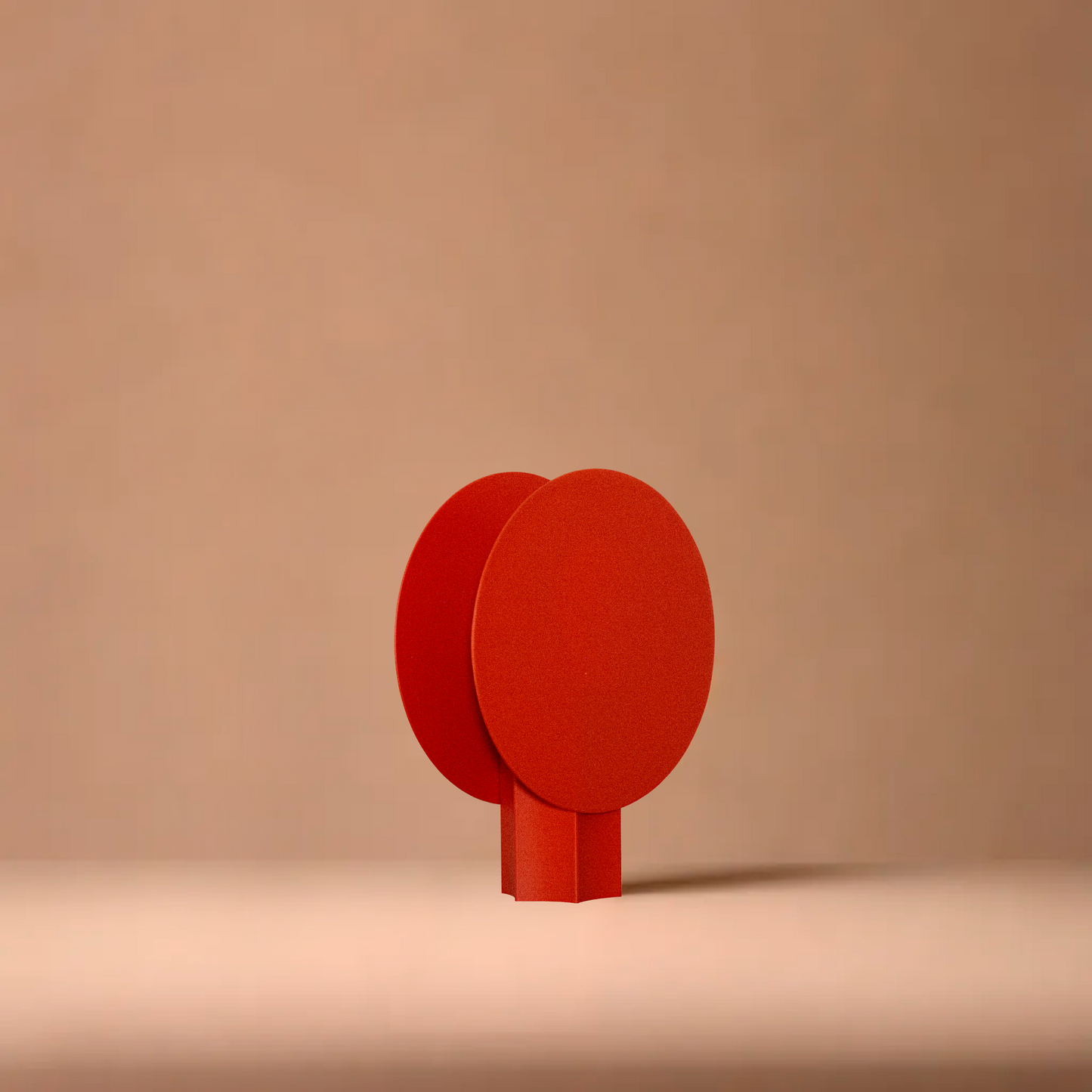 Off shot of Halo Lamp in red color tilted view