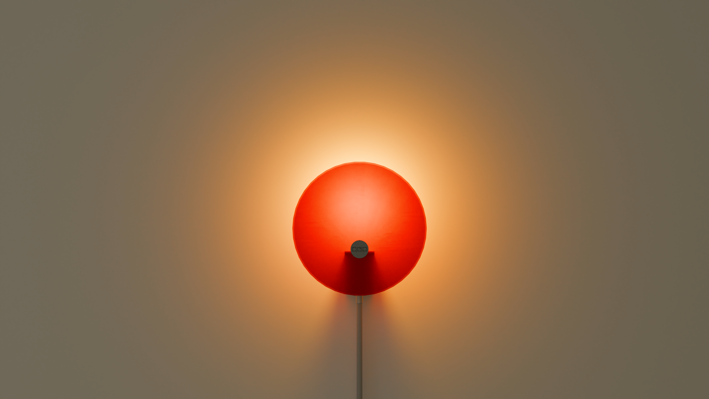 Stylish wall sconce featuring a thin, replaceable shade for creating a captivating ambiance