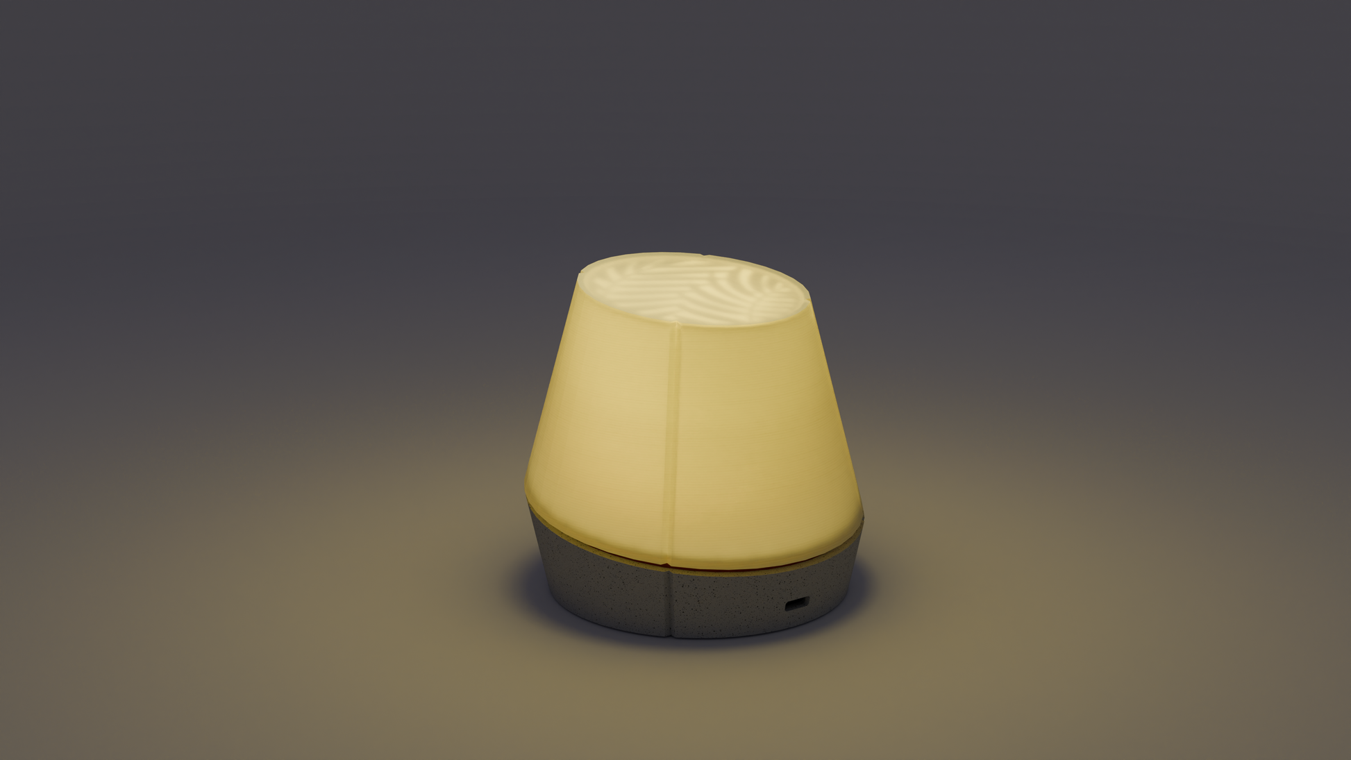 Litele lamp with integrated Bluetooth mesh technology for smart control.