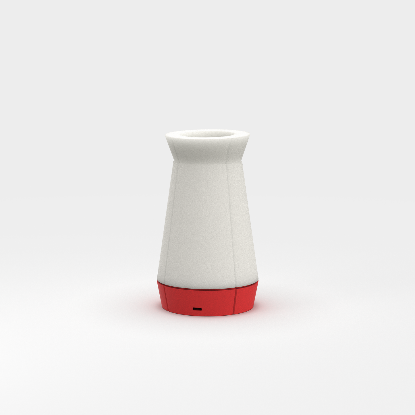 Smart Venti Plus lamp with top holder, perfect for organizing your desk or adding greenery.