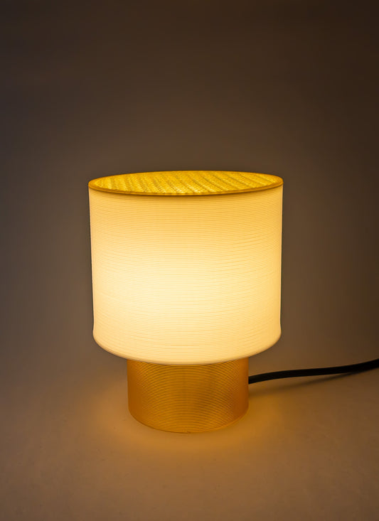 Clear Poco Circle Lamp Yellow