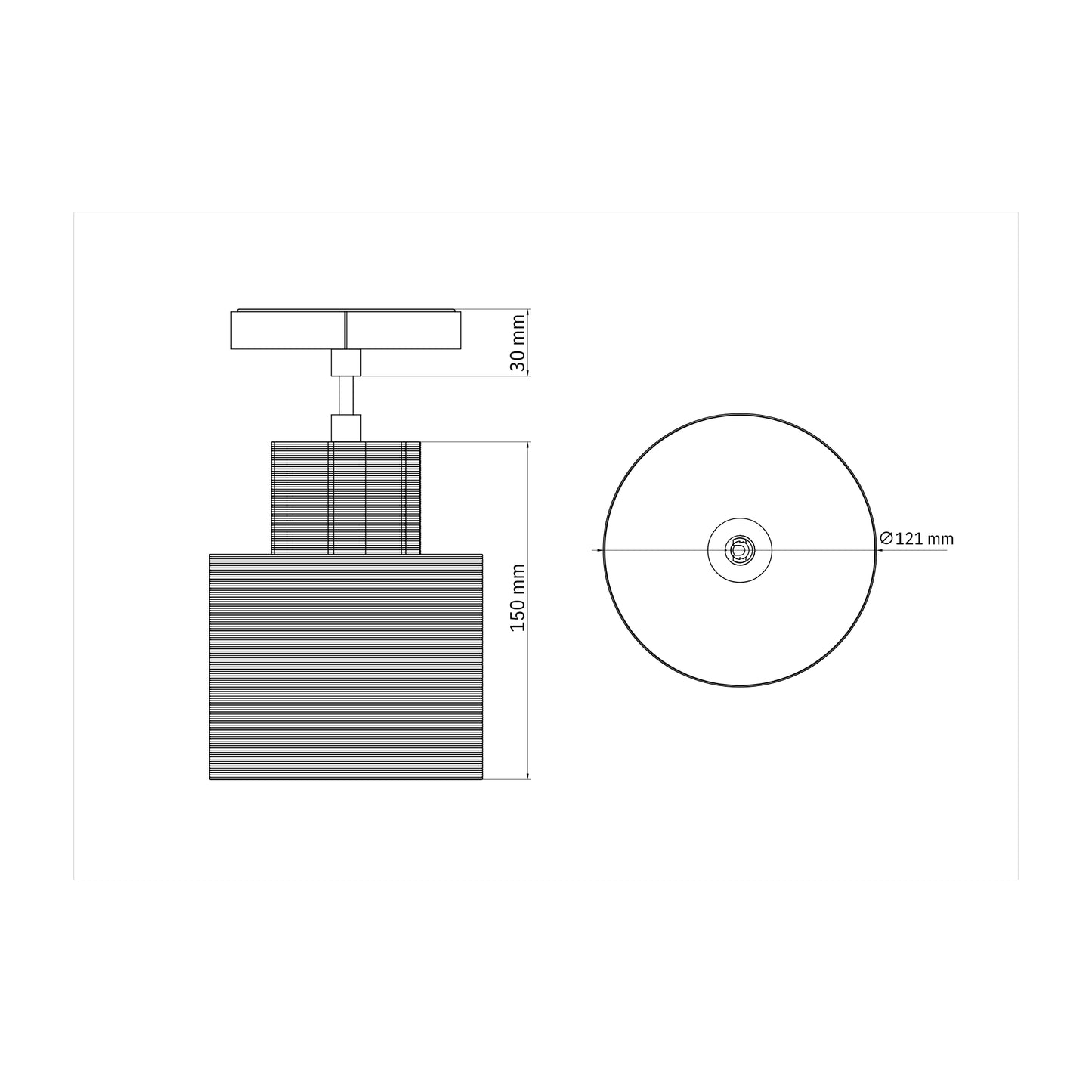 poco-star-Drop-suspended-light-Dimension-Drawing