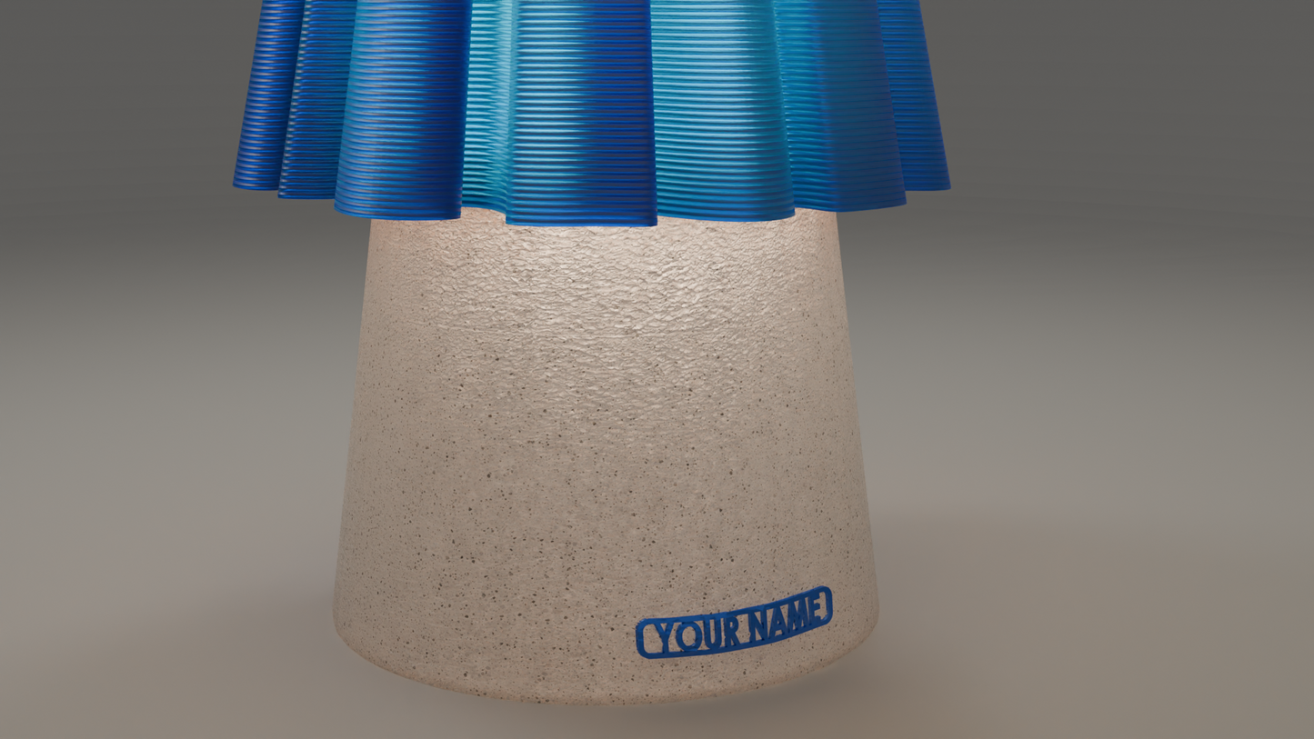 Ruffle Lamp