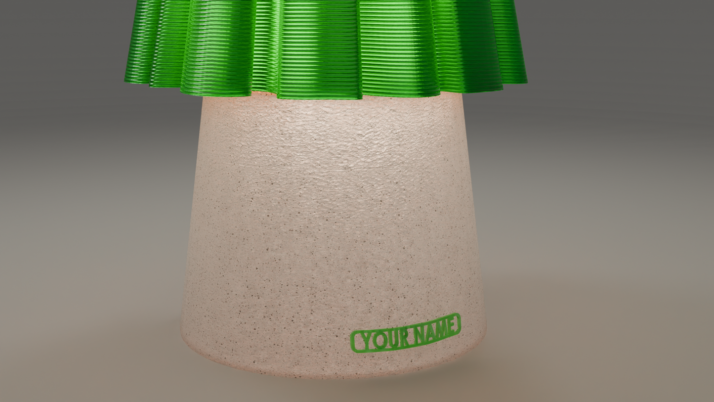 Ruffle Lamp