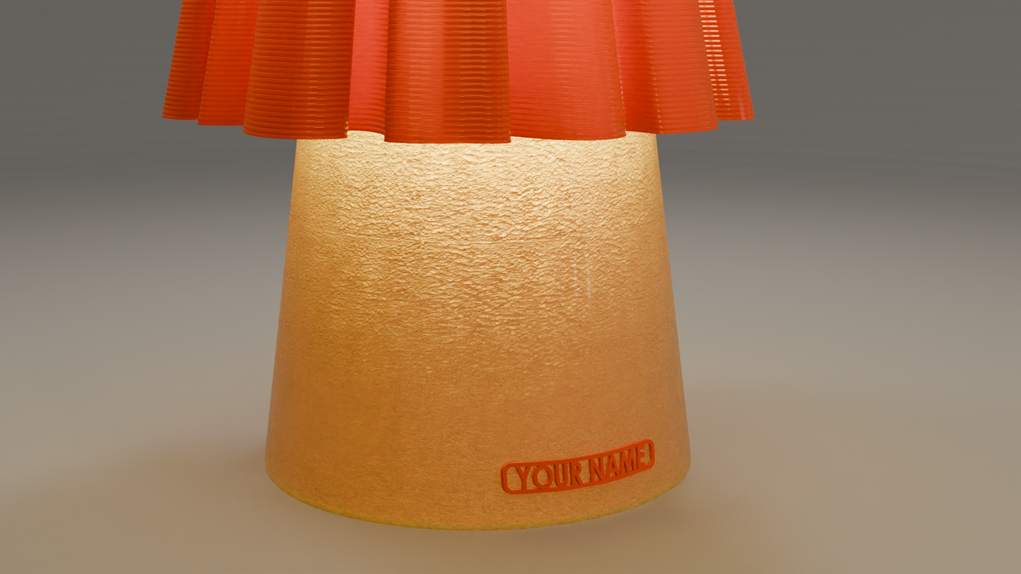 Ruffle Lamp