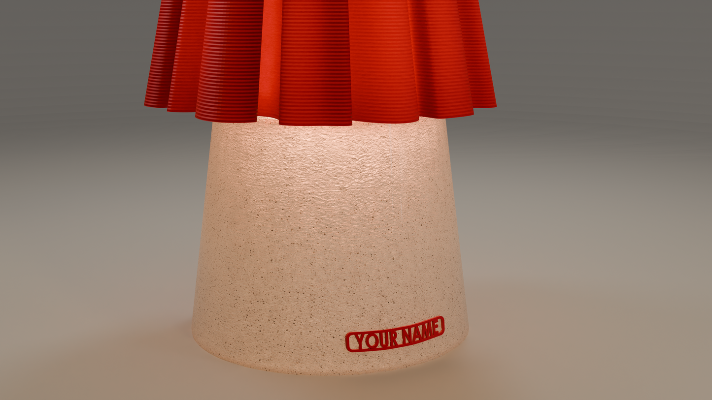 Ruffle Lamp