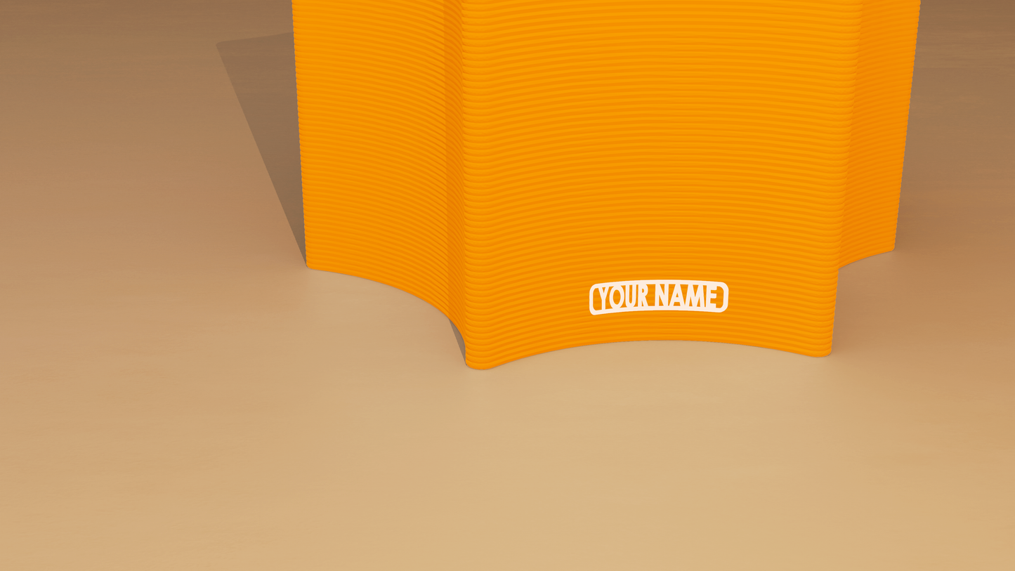 Star Coral Pot Orange