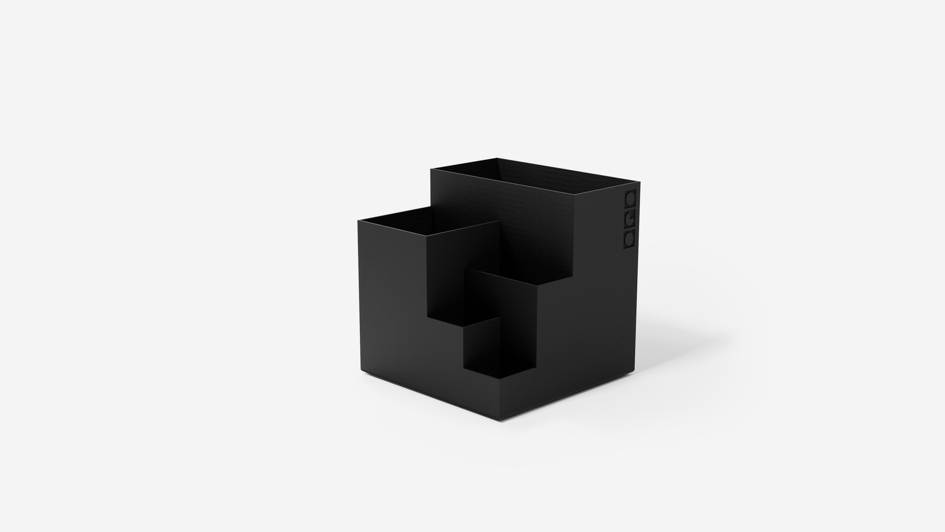  Designer pen holder with different compartments for all your stationery items.