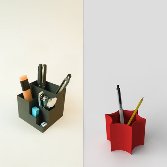 Star Coral Pot and Cube