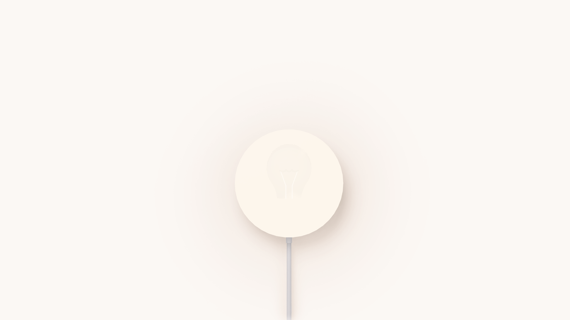 off shot of halo wall light in white color