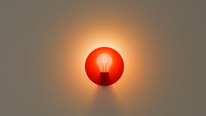 Minimalist wall light Halo Light with E14 LED and tungsten bulb visual effect.