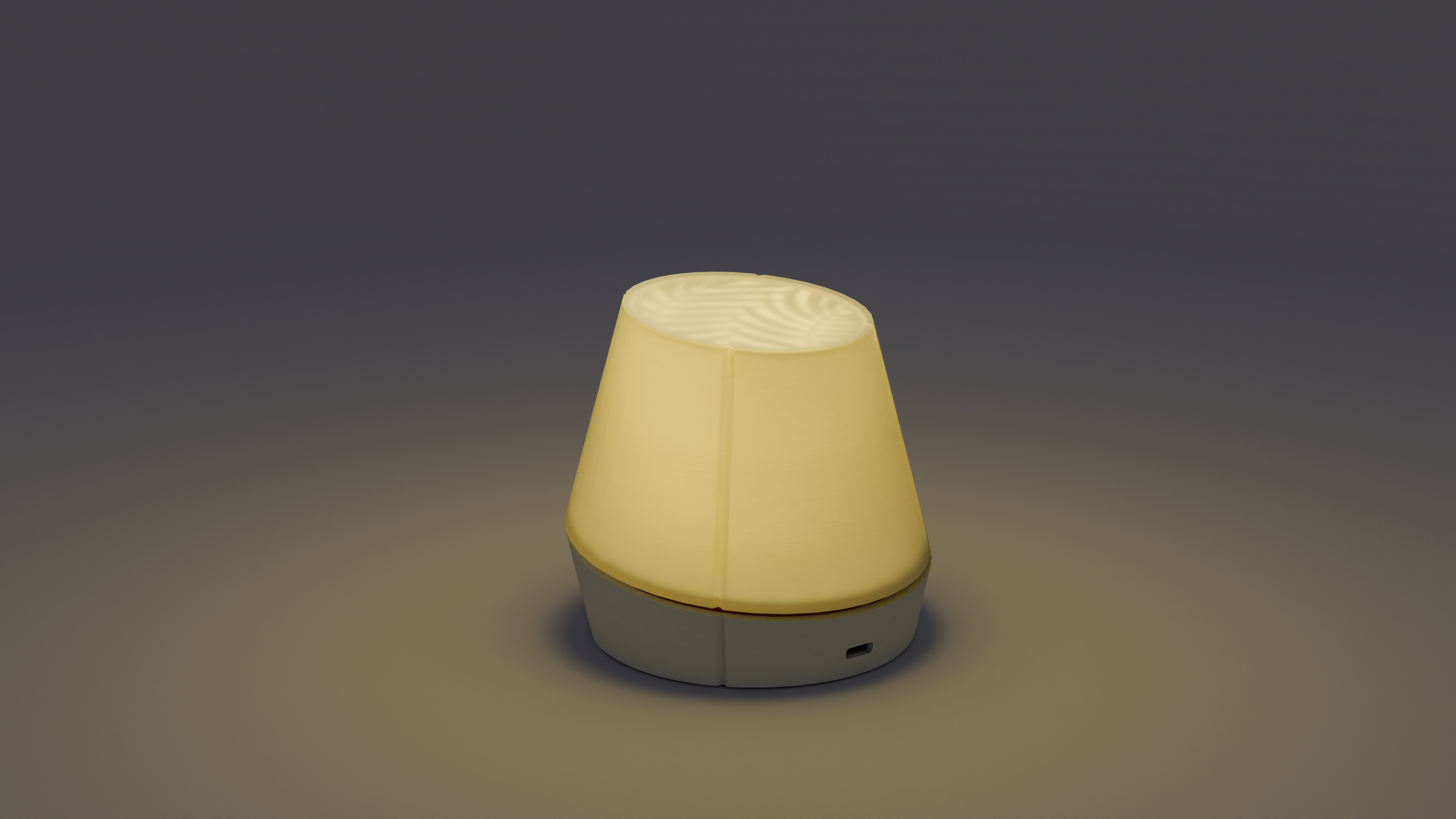 Portable Litele lamp with dimming, scene, and voice control capabilities.