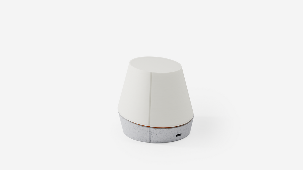 Compact and portable lamp Litele with sleek Scandinavian design.