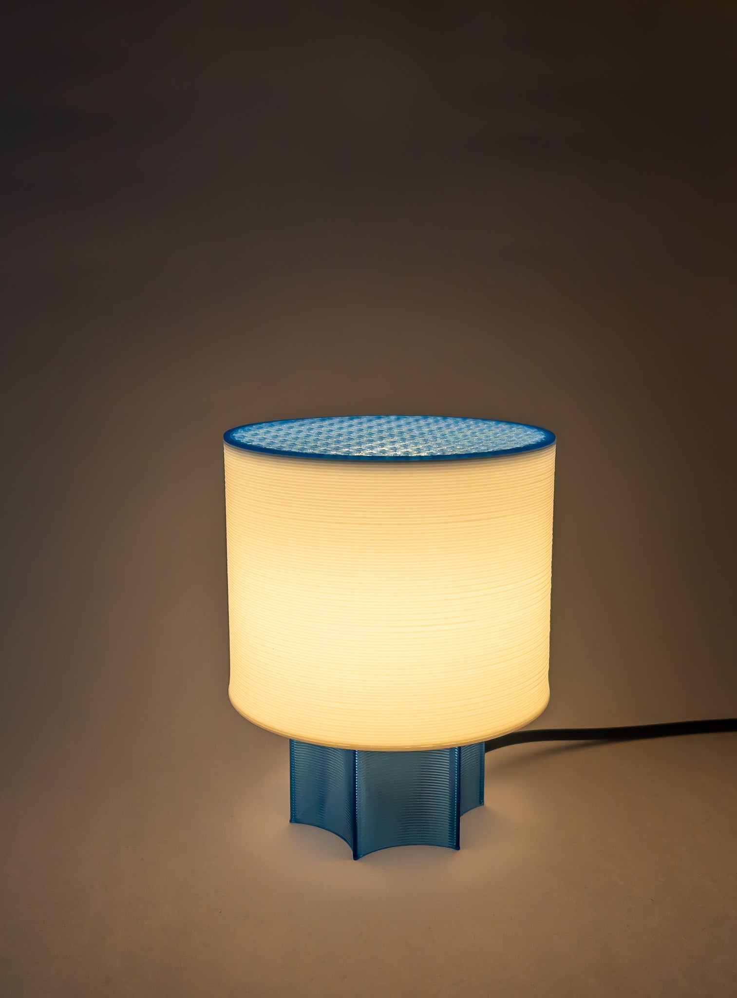 Clear Poco Star Lamp Blue