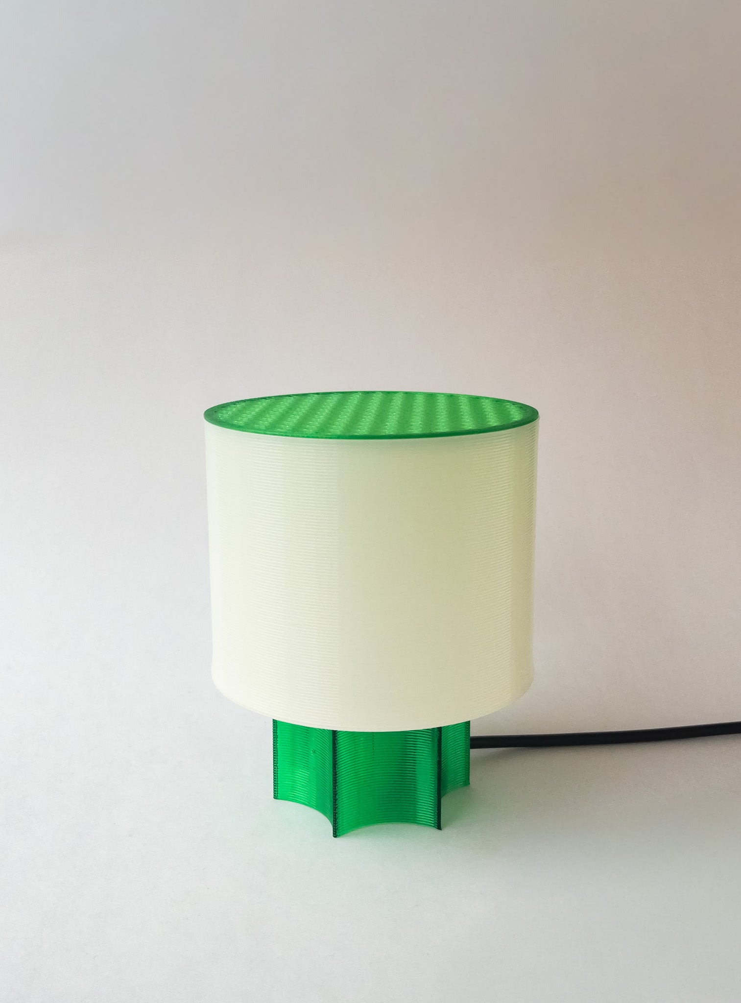 Clear Poco Star Lamp green