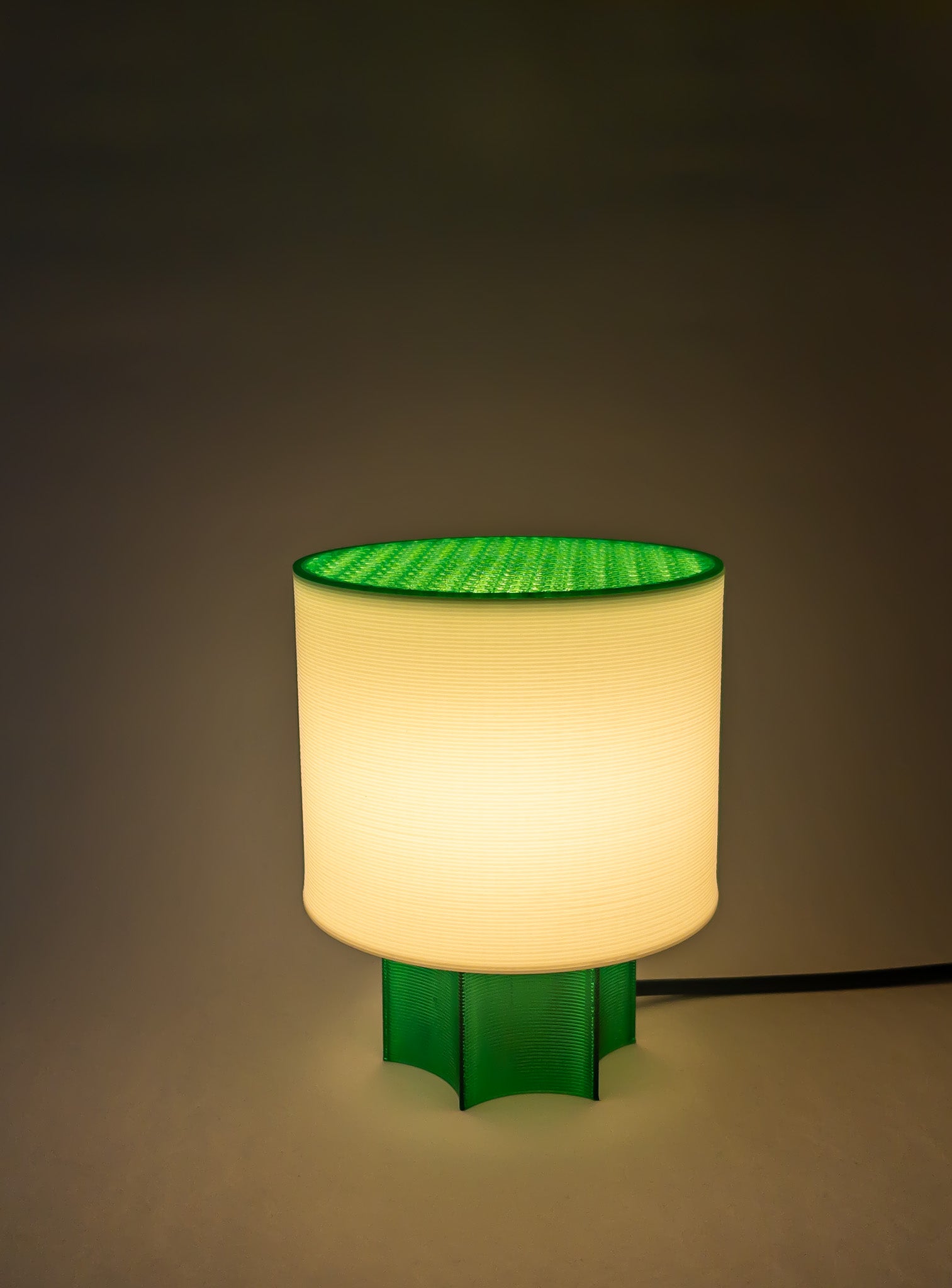 Clear Poco Star Lamp green