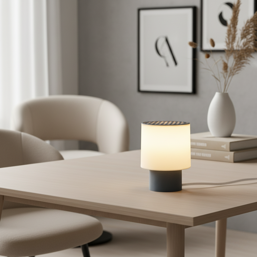 Poco Circle Lamp Grey