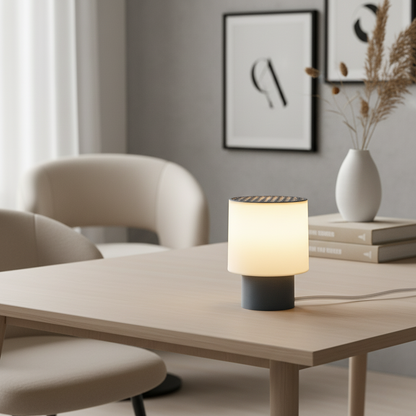 Poco Circle Lamp Grey