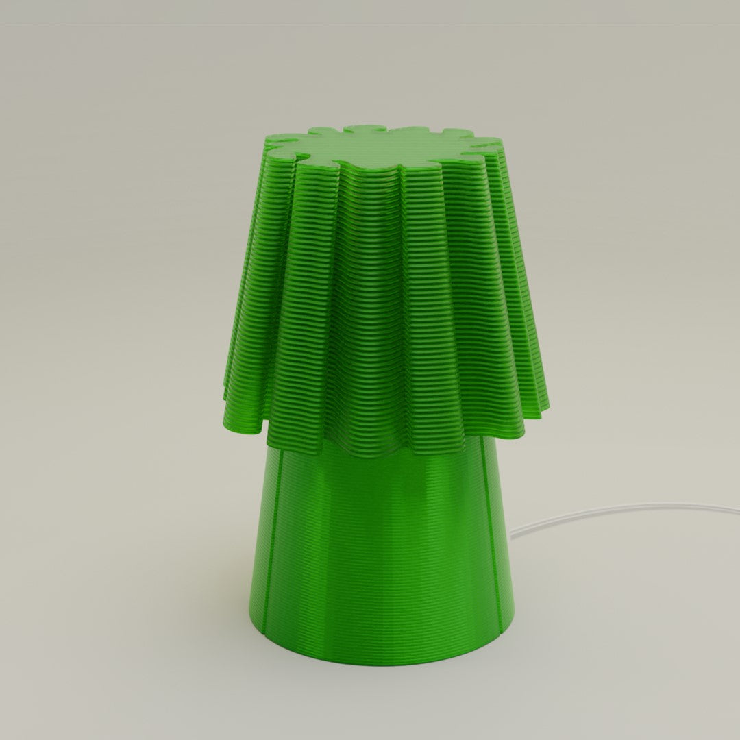 Halo and Ruffle lamp