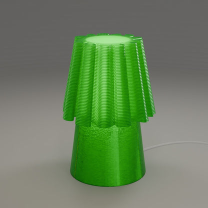 Halo and Ruffle lamp