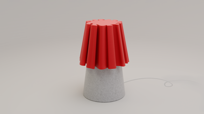 Ruffle & Star Coral Pot