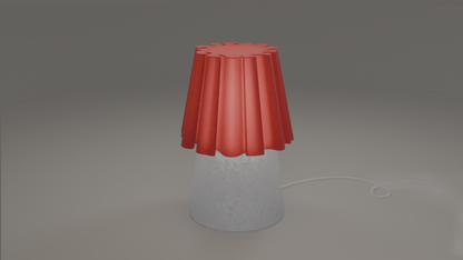 Ruffle & Star Coral Pot