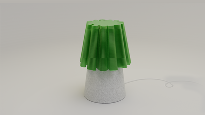 Ruffle & Star Coral Pot