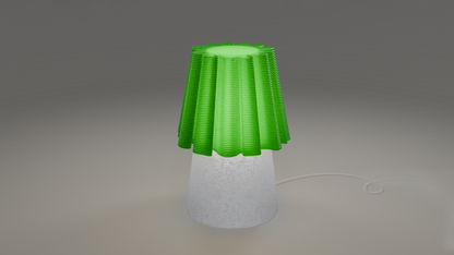 Ruffle & Star Coral Pot