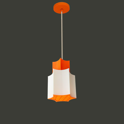 Star-coral-drop-pendant-lamp-with ceiling-mount-suspended