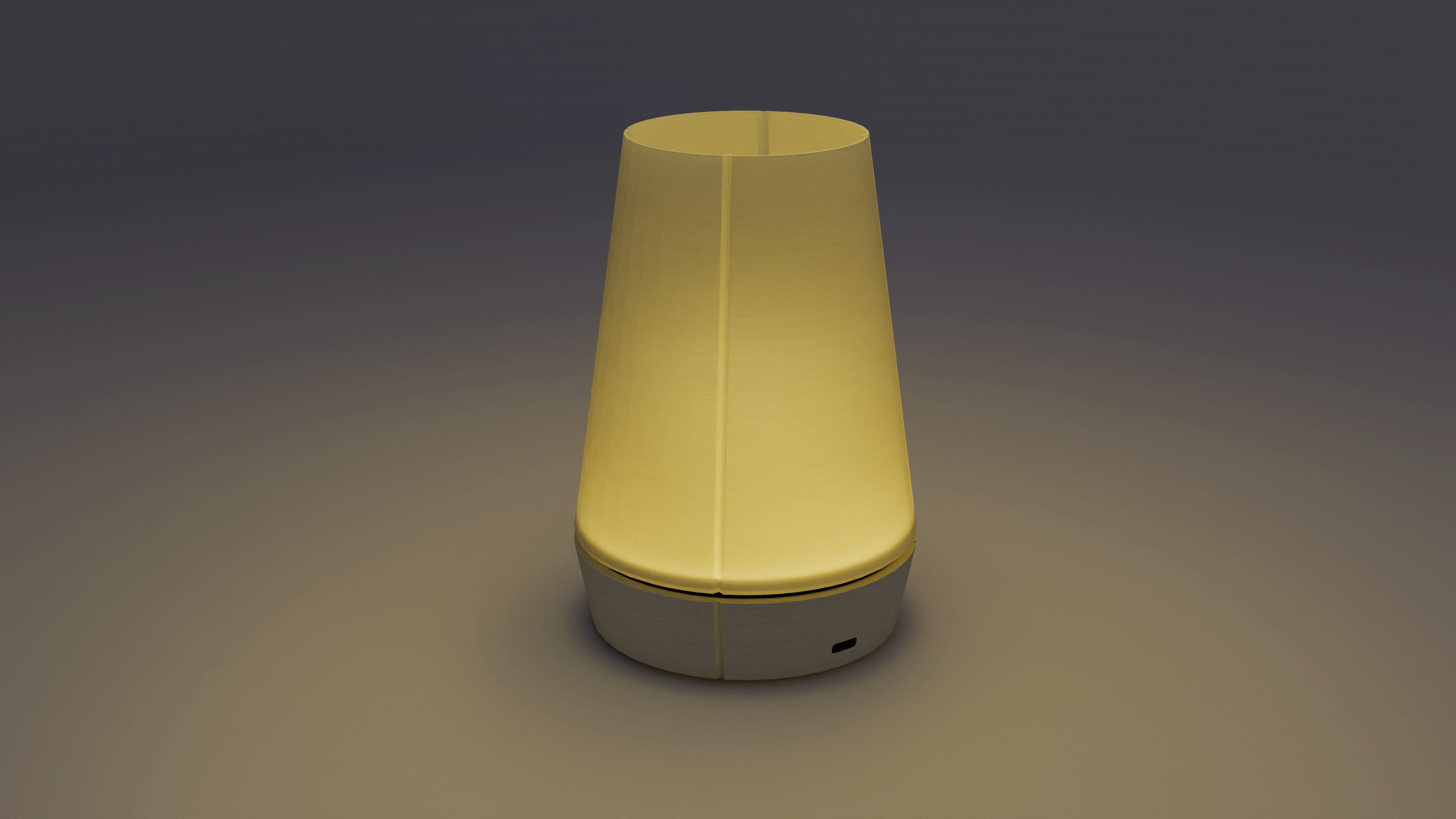 Scandinavian-style Venti light offering minimalist design and Bluetooth connectivity.