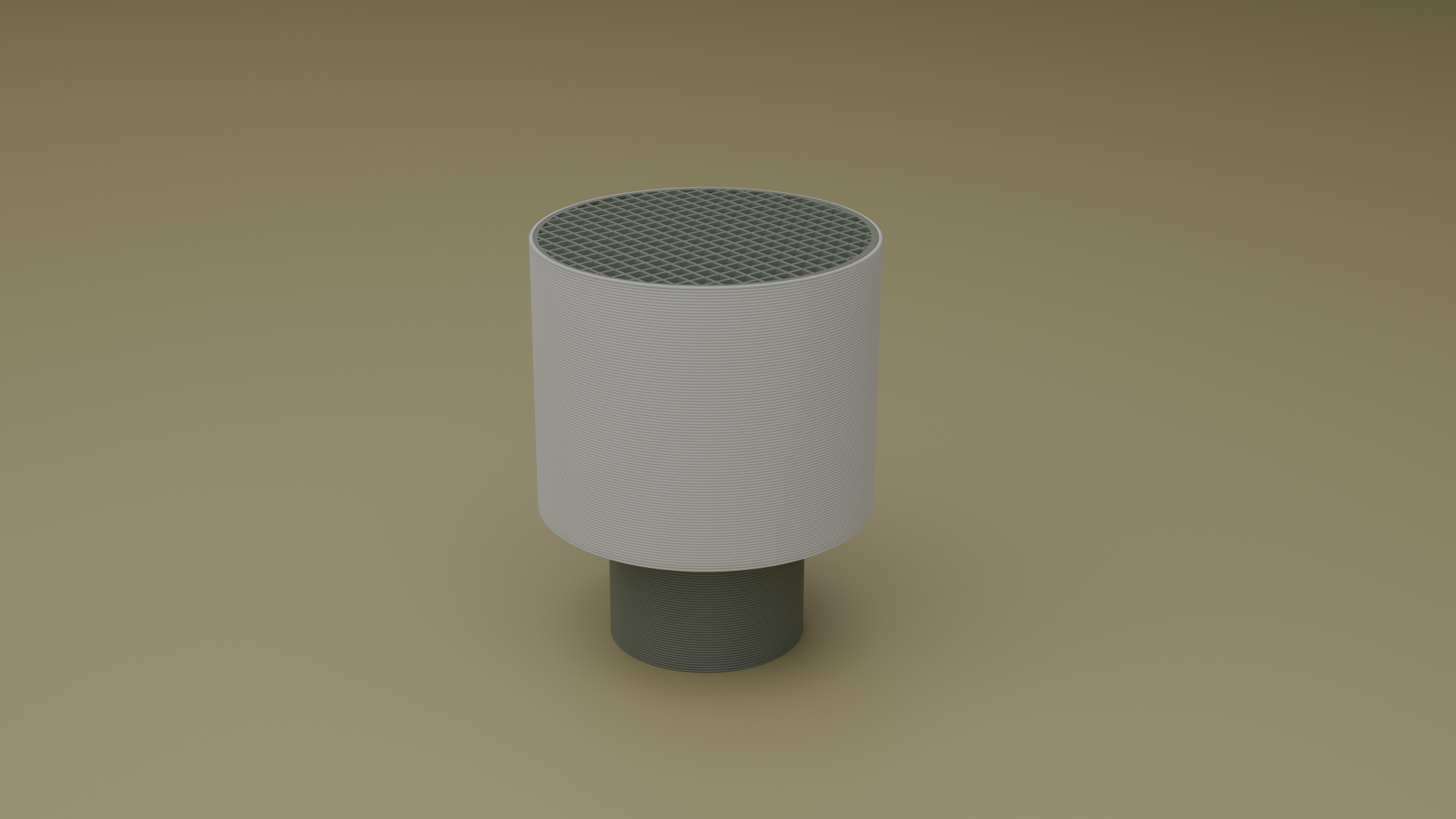 off shot of poco circle wired table lamp in grey color