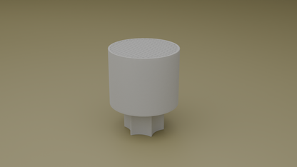 Off shot of poco star wired table lamp in white color
