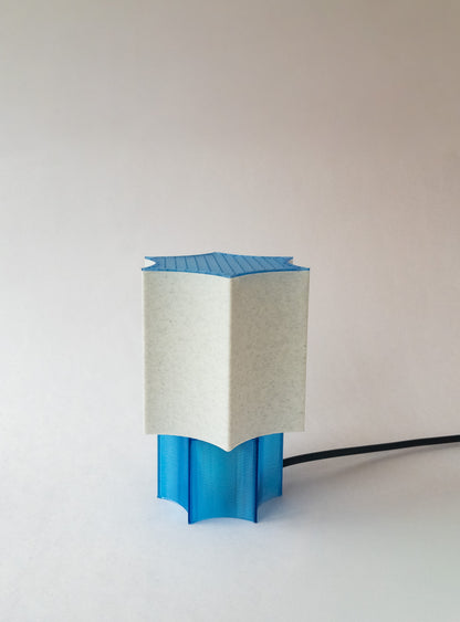 Clear Star coral Lamp Blue