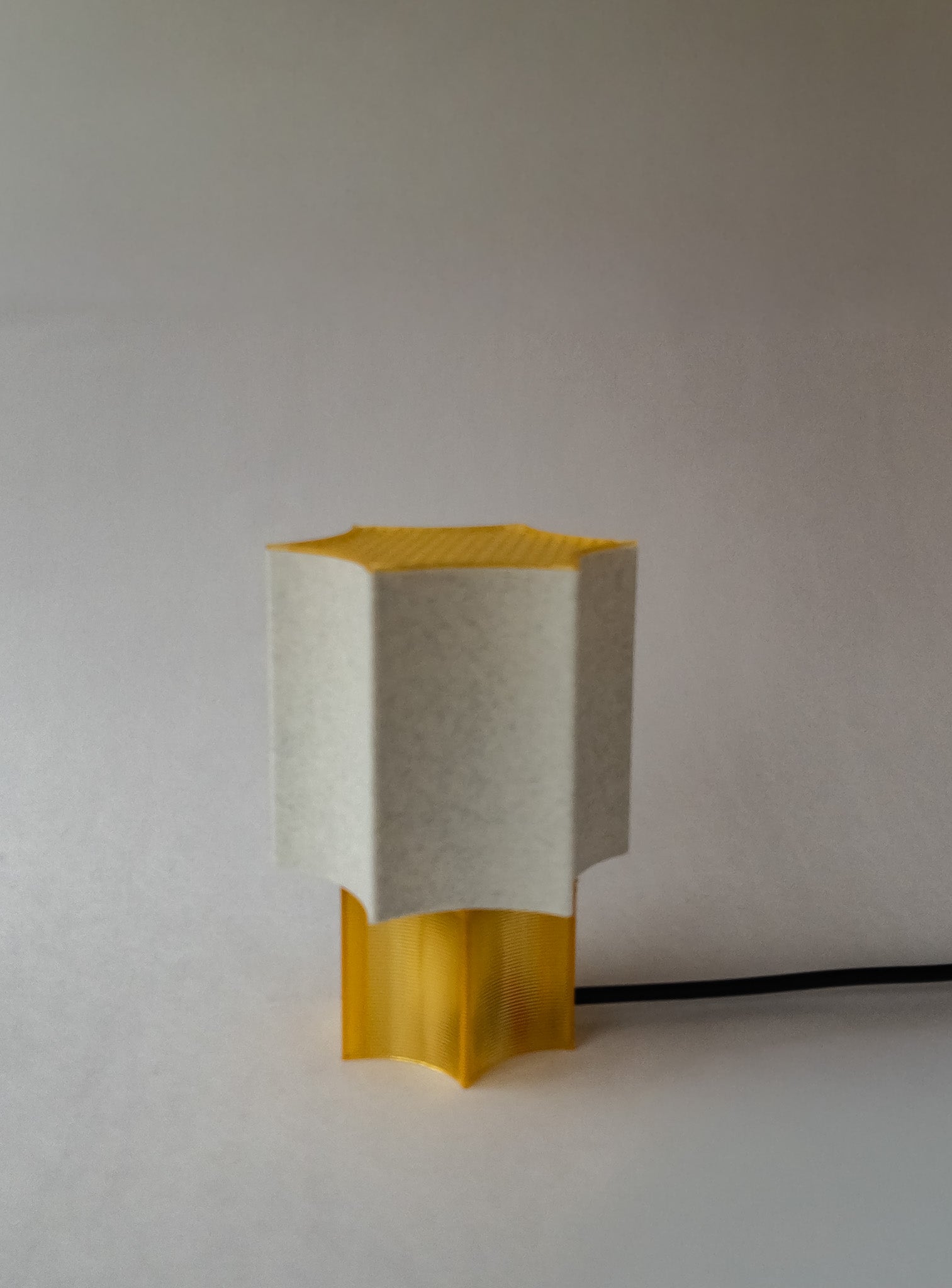 Clear Star coral Lamp Yellow