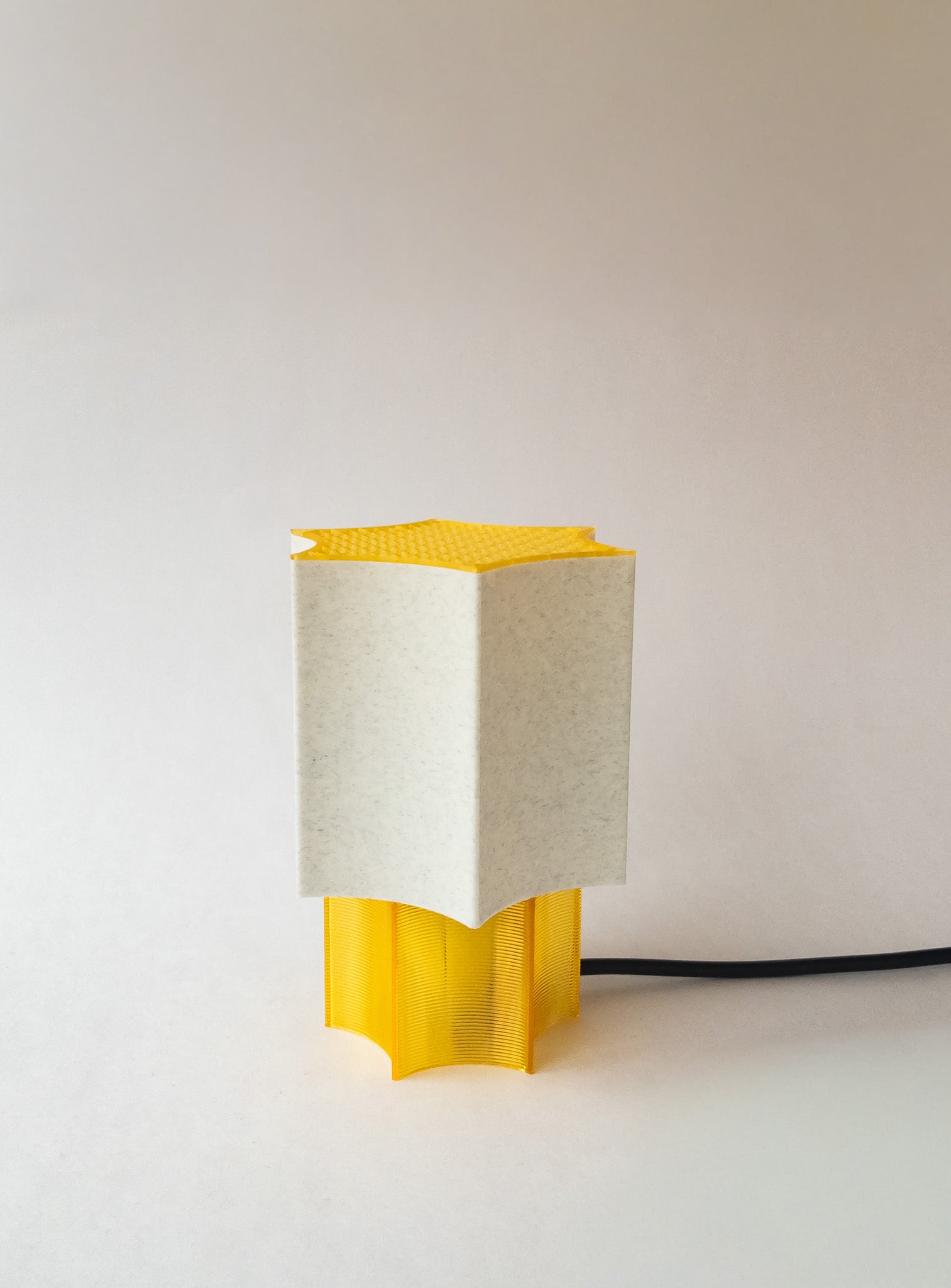 Clear Star coral Lamp Yellow
