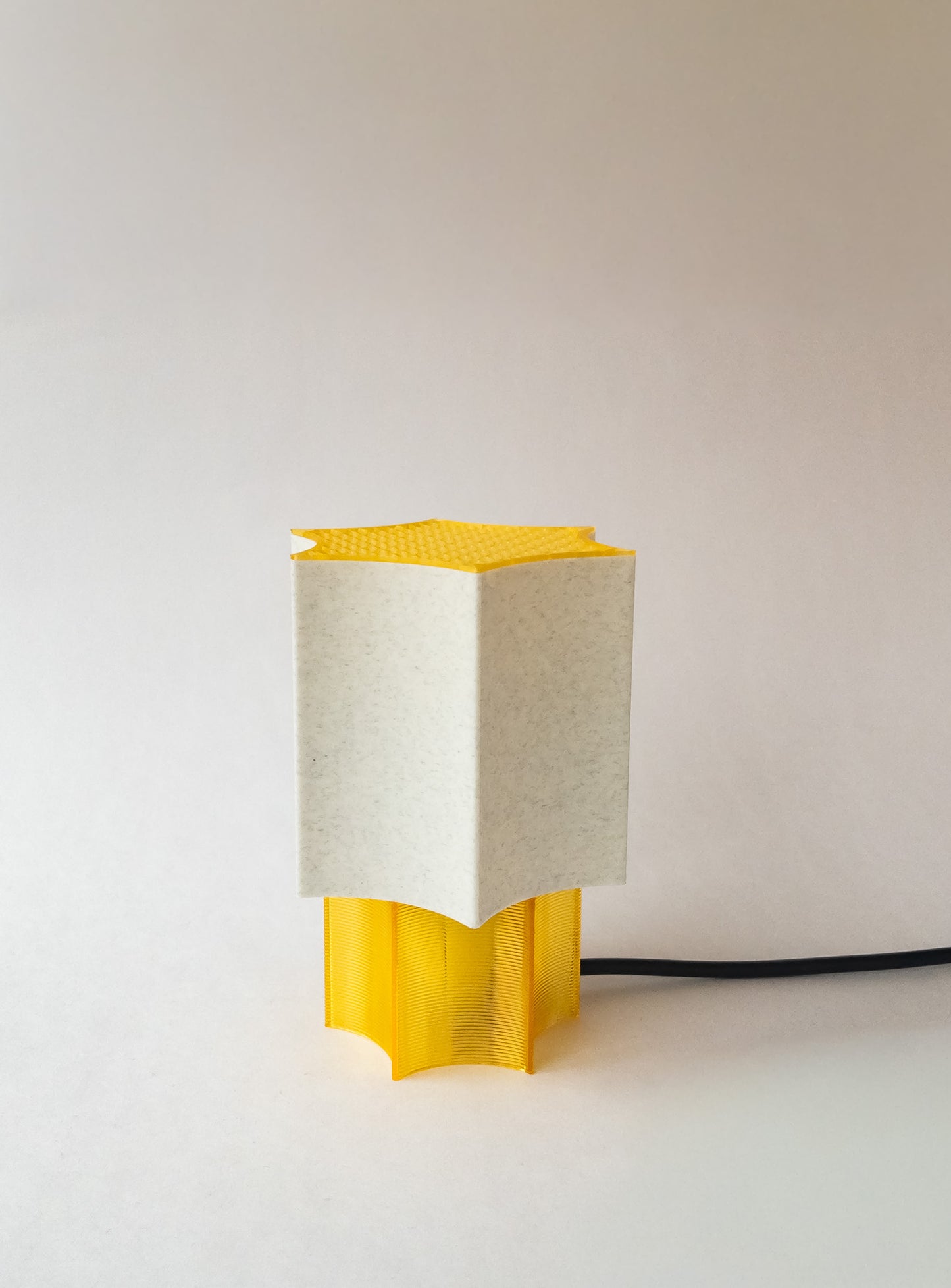 Clear Star coral Lamp Yellow